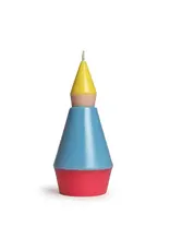 Not the girl who misses much Kaars, Little One L - N°1 Blauw/Geel - 9,4x4,7 cm