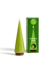 Not the girl who misses much Kaars, Tree M - Moss - Ø 4,5 x 14 cm