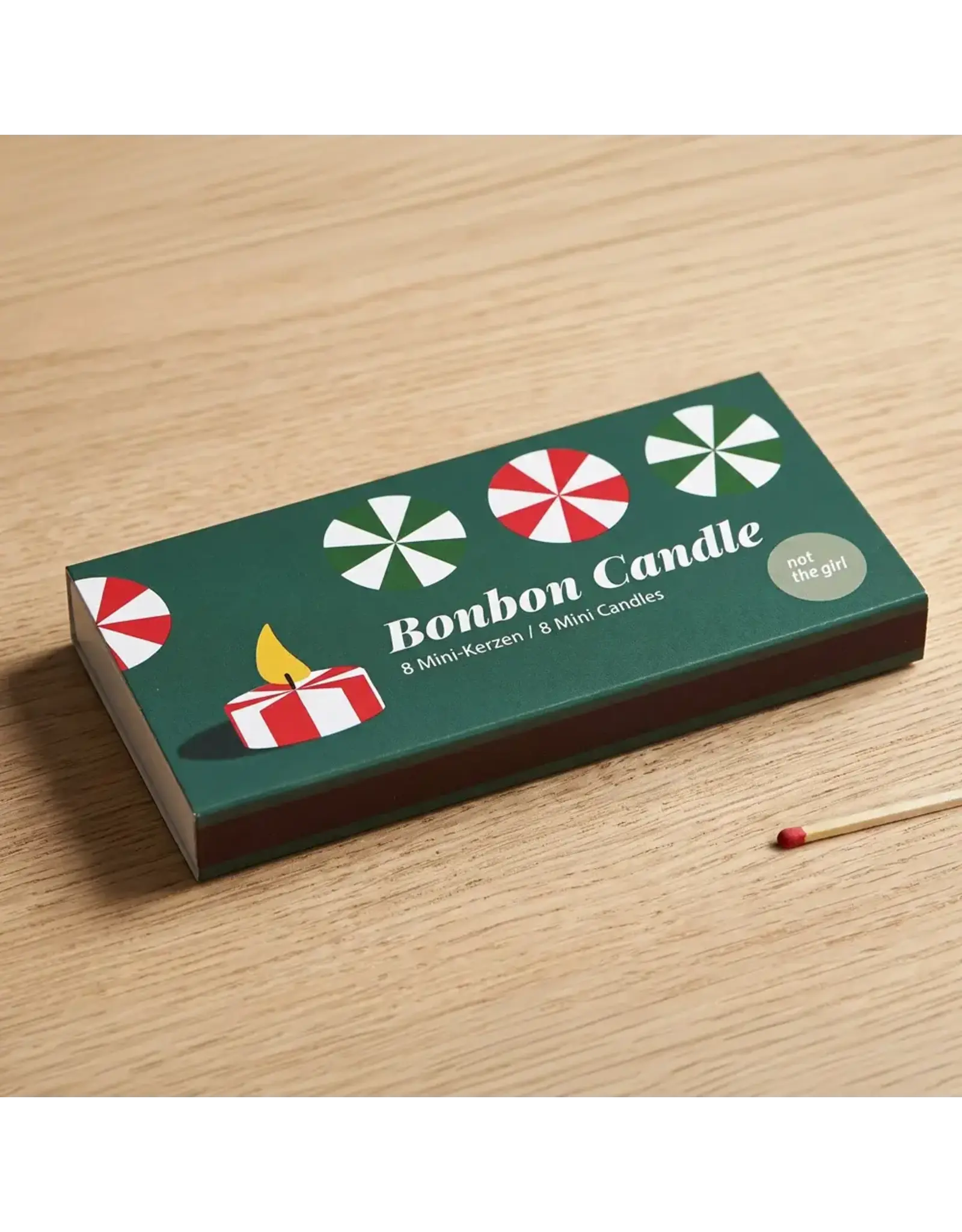 Not the girl who misses much Bon Bon Kaarsjes, Xmas - 8st - Ø 2,7cm