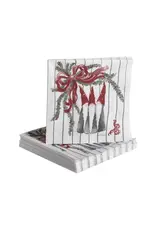 Nääsgränsgården Servetten - Tall Santa - 25x25 - 20st