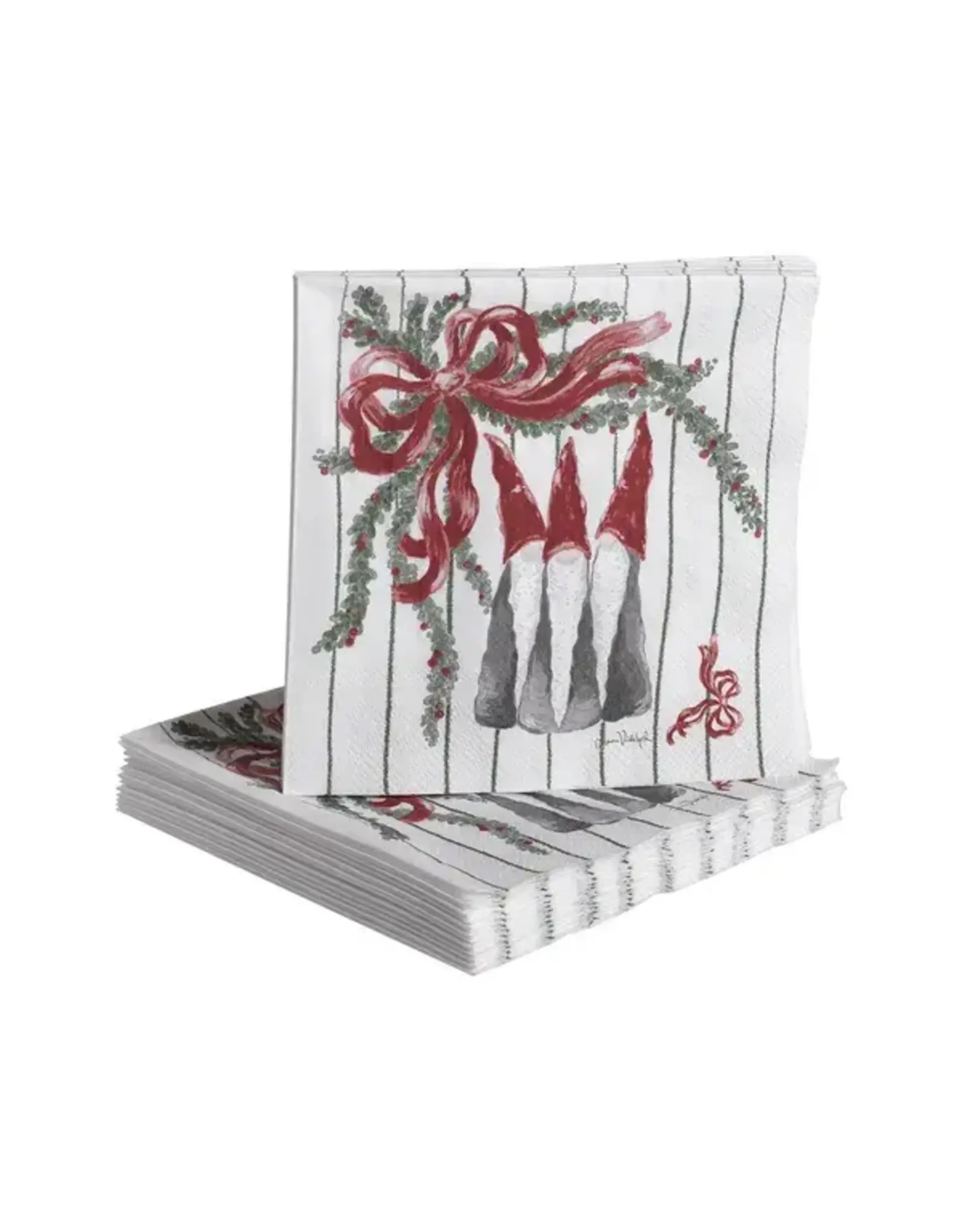 Nääsgränsgården Servetten - Tall Santa - 25x25 - 20st