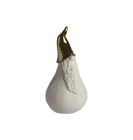 Nääsgränsgården Santa M - Wit/Goud - H 10cm