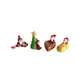 Nääsgränsgården Mini Santa's - H 2x3,3 cm - Per stuk