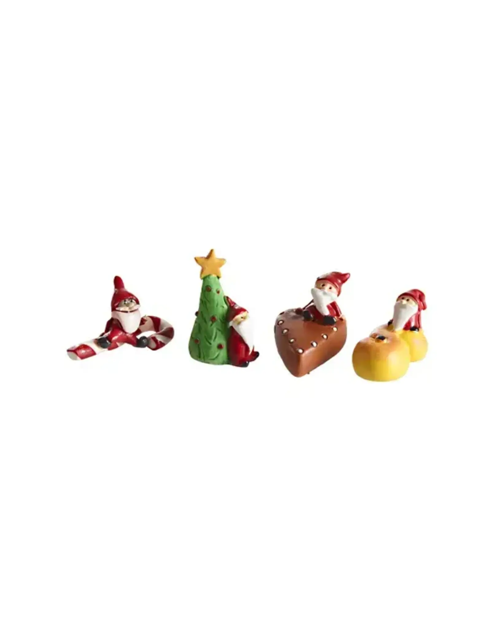 Nääsgränsgården Mini Santa's - H 2x3,3 cm - Per stuk
