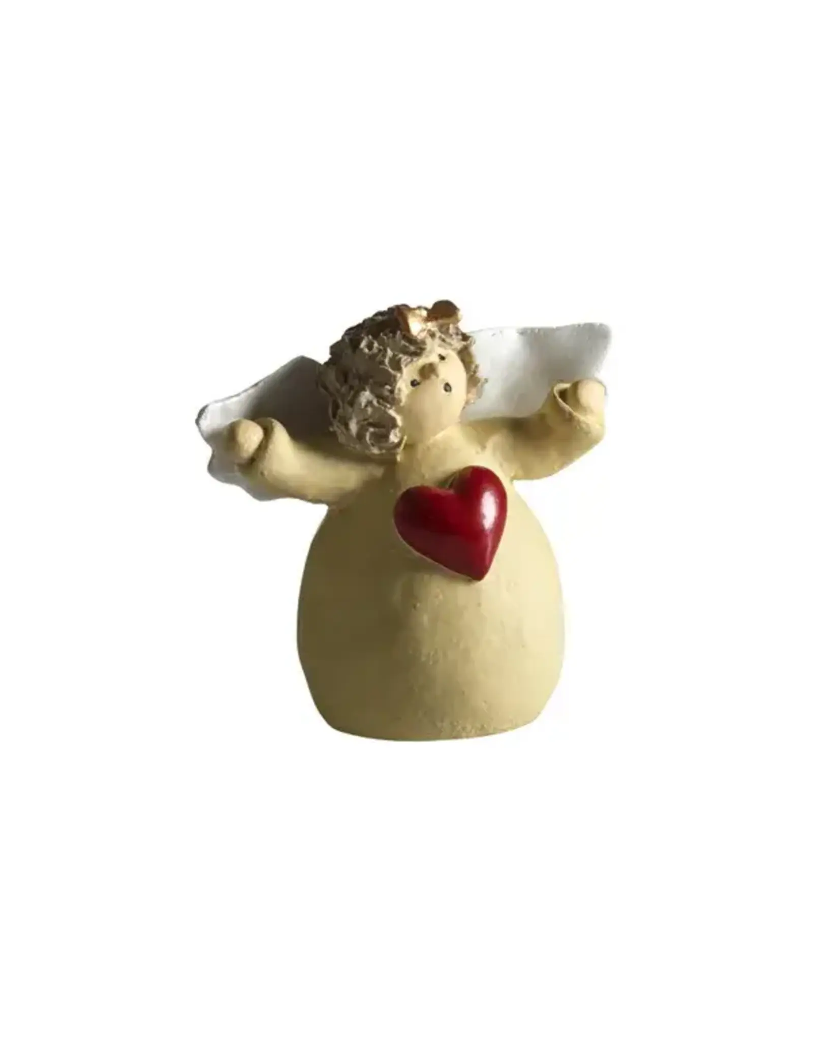 Nääsgränsgården Engel S - Rood Hartje - H 6 cm