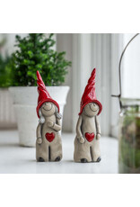 Nääsgränsgården Peek-a-boo Santa Girl - H 14 cm