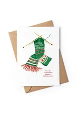 Studio Zwoane Wenskaart, Kerst - Uitgebreide wensen - Dubbele kaart + Envelop