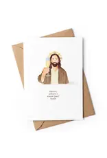 Studio Zwoane Wenskaart, Kerst - Djezus - Dubbele kaart + Envelop