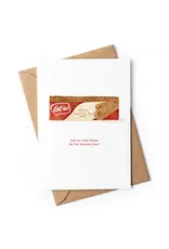 Studio Zwoane Wenskaart, Kerst - Lot us vele leute en - Dubbele kaart+ Envelop