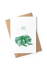 Studio Zwoane Wenskaart, Kerst - Koester kostbare momenten - Dubbele kaart + Envelop