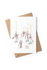 Studio Zwoane Wenskaart, Kerst - Warm winter wensen - Dubbele kaart + Envelop