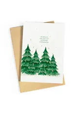 Studio Zwoane Wenskaart, Kerst - Stralende lichtpuntjes - Dubbele kaart + Envelop
