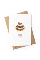 Studio Zwoane Wenskaart - Pateeke - Dubbele kaart + Envelop