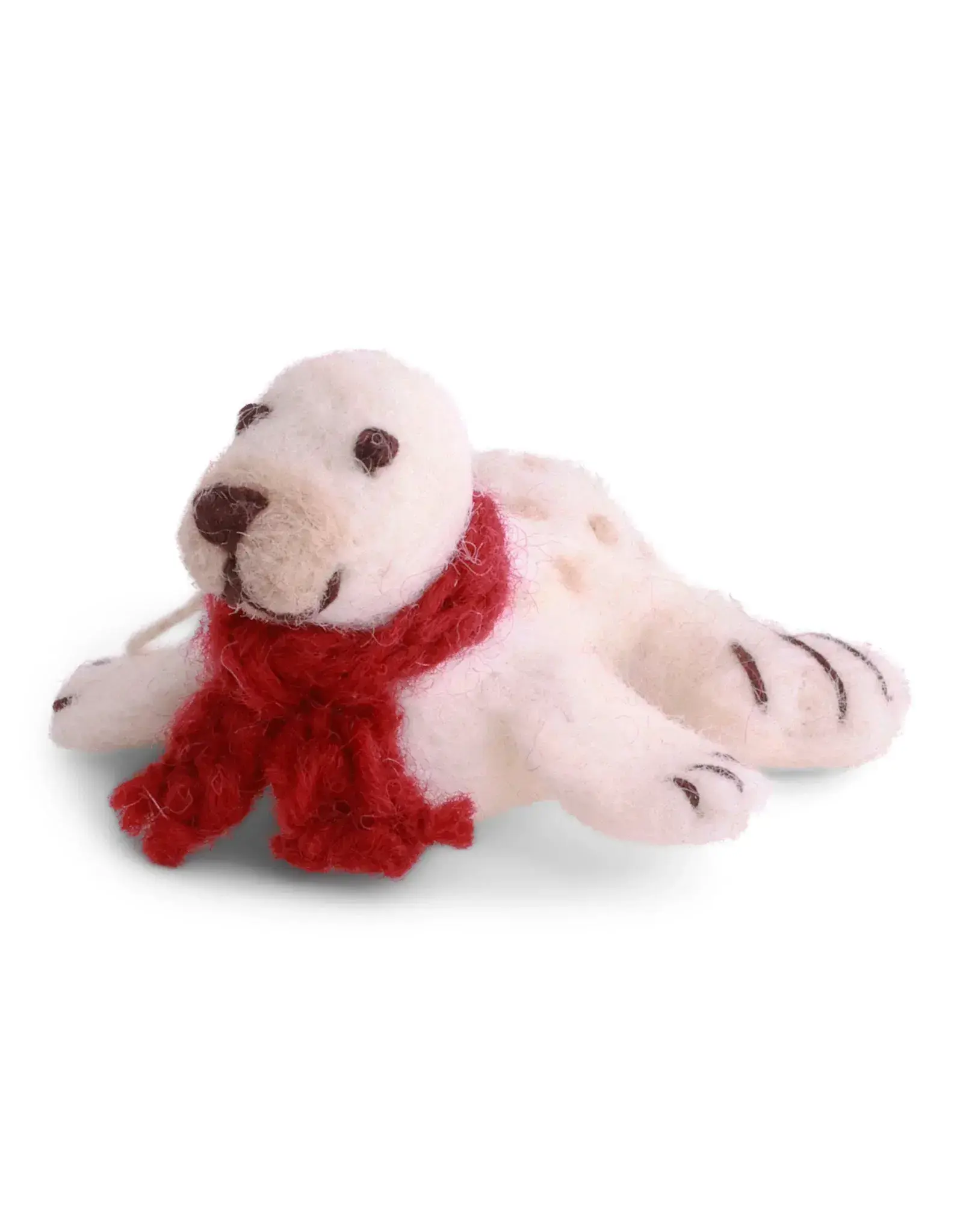 Gry & Sif Baby Zeehond met Sjaal - 6x4cm