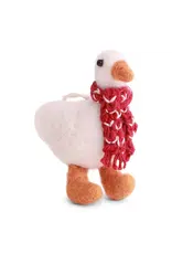 Gry & Sif Gans met Sjaal - 6x3 cm