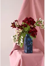 Gry & Sif Vilten Bloem, Nova Flower - Dark Red - 40cm