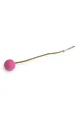 Gry & Sif Vilten Bloem - Bolletje, Bright Pink - Ø 3x30cm