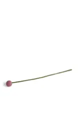 Gry & Sif Vilten Bloem - Bolletje,Dusty Pink - Ø 2x30cm