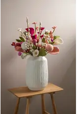Gry & Sif Vilten Bloem - Bolletje,Dusty Pink - Ø 2x30cm