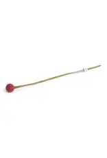 Gry & Sif Vilten Bloem - Bolletje, Wine Red - Ø 2x30cm