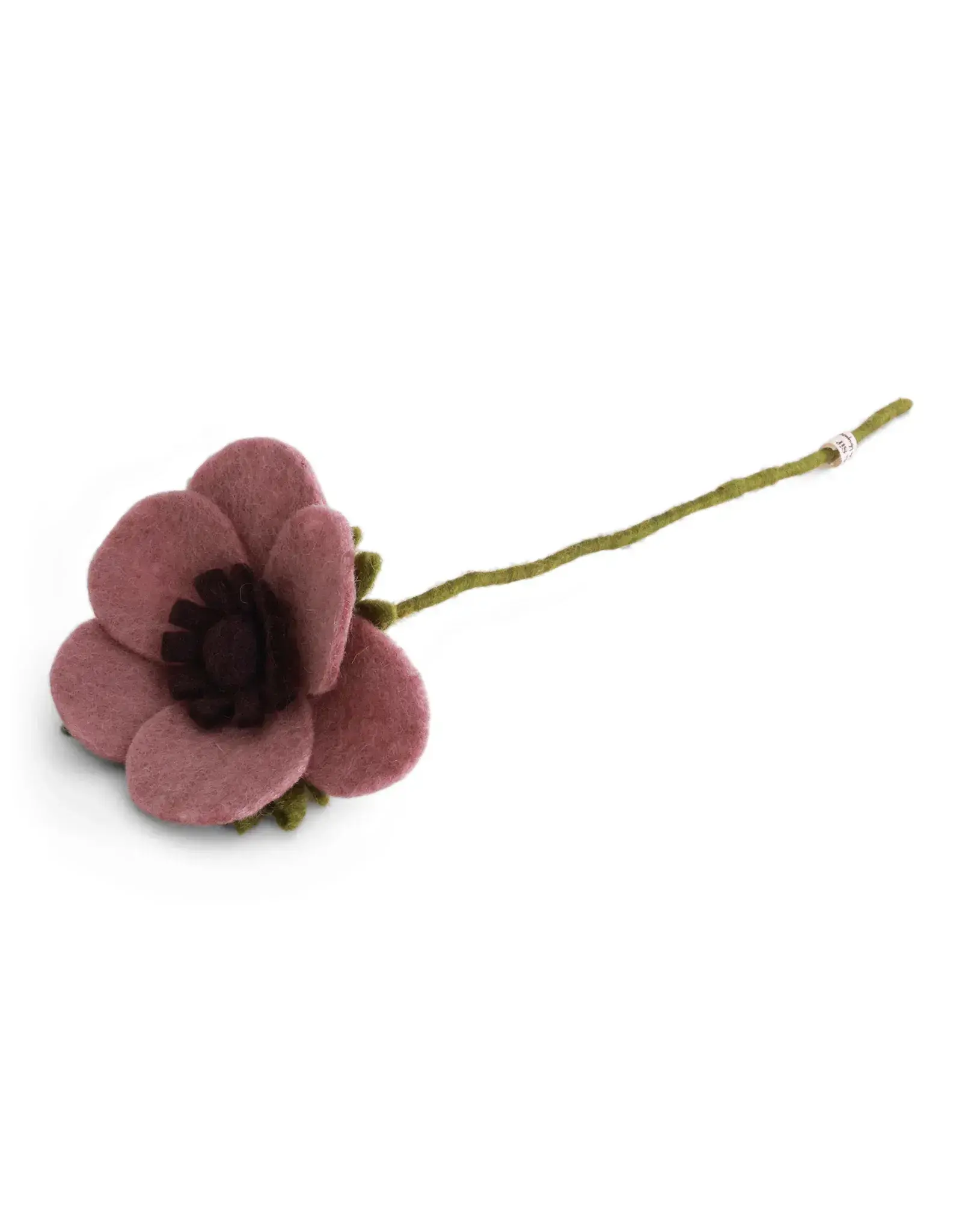 Gry & Sif Vilten Bloem, French Anemone - Dusty Rose - 30 cm