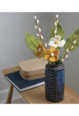 Gry & Sif Vilten Bloem - Simple Flower, White - 34cm