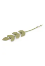 Gry & Sif Vilten Bloem, Leaf - Mint Green - 35cm