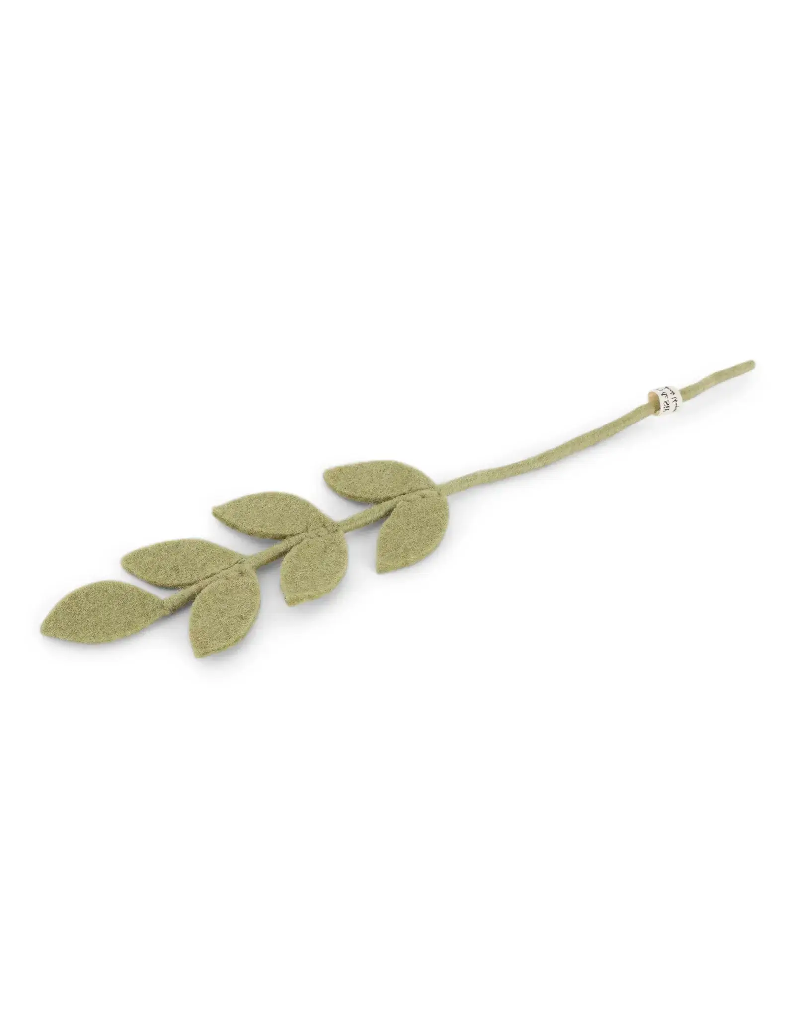 Gry & Sif Vilten Bloem, Leaf - Mint Green - 35cm