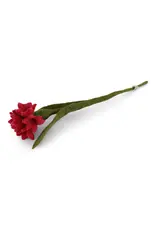 Gry & Sif Vilten Bloem, Cornflower - Cerise - 33cm