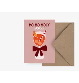 Typealive Wenskaart, Kerst - Holy Aperoly - Postkaart + Envelop