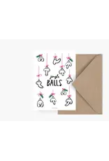 Typealive Wenskaart, Kerst - Jingle Balls - Postkaart + Envelop