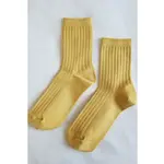 Le Bon Shoppe HER SOCKS MERCERIZED COTTON BUTTERCUP