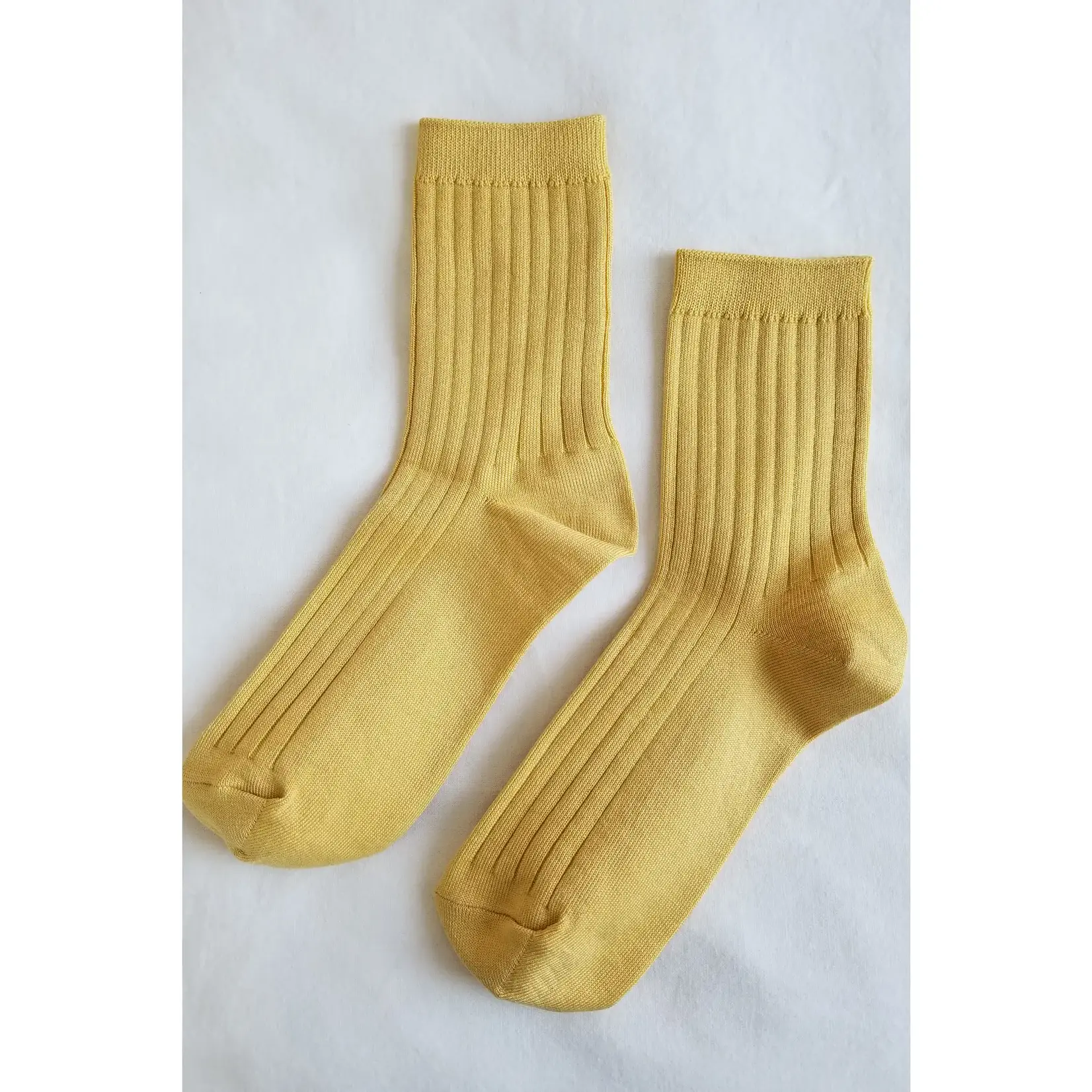 Le Bonne Shoppe HER SOCKS MERCERIZED COTTON BUTTERCUP