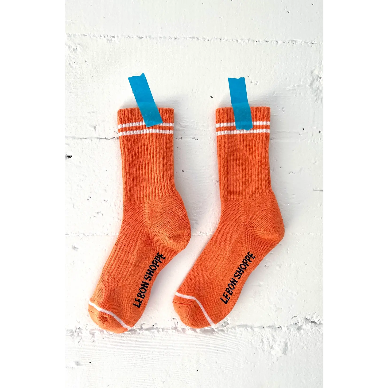 Le Bon Shoppe BOYFRIEND SOCKS ORANGE