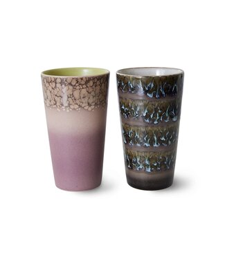 HKLiving HKL LATTE MUGS FOREST (SET OF 2)