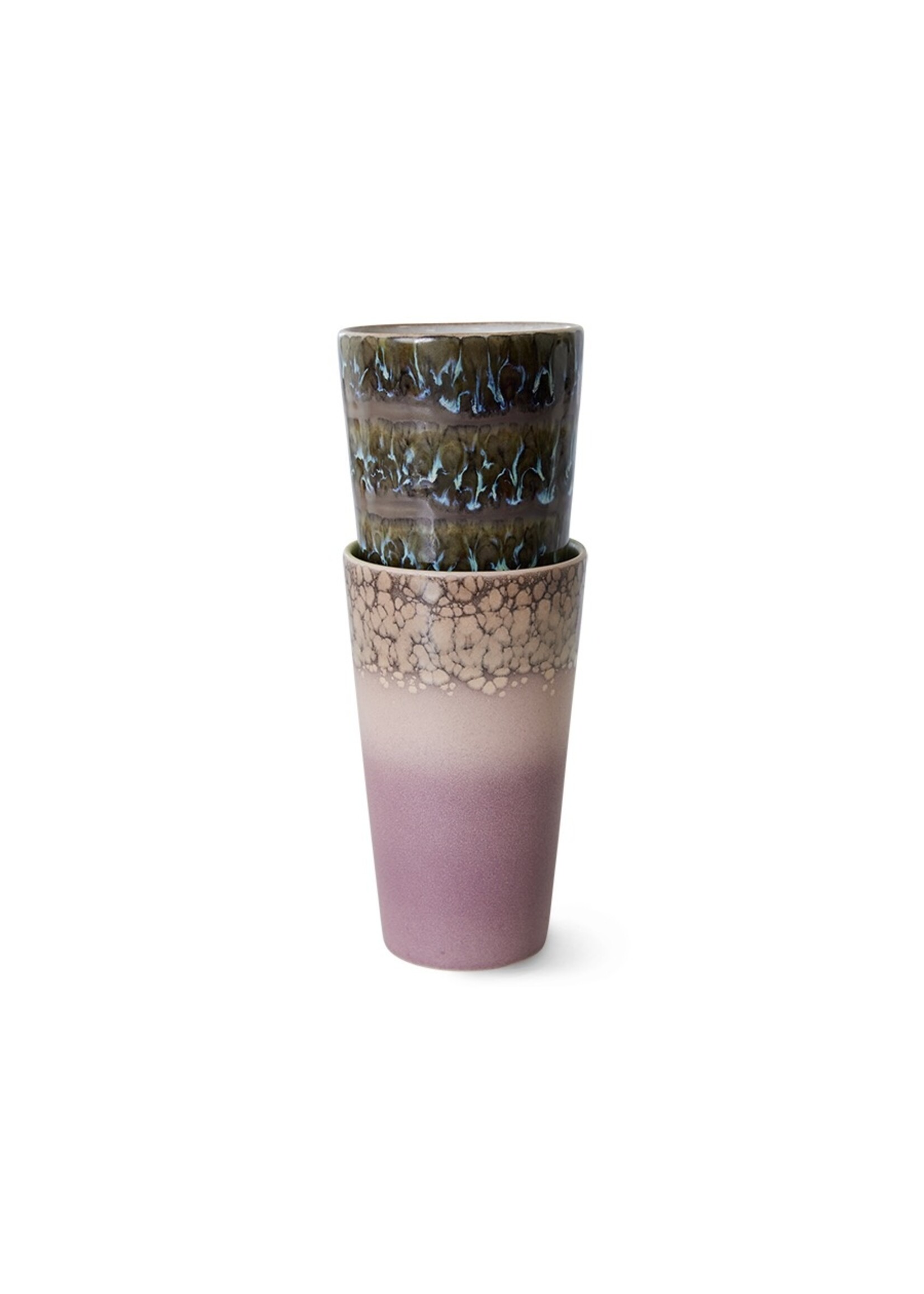 HKLiving HKL LATTE MUGS FOREST (SET OF 2)