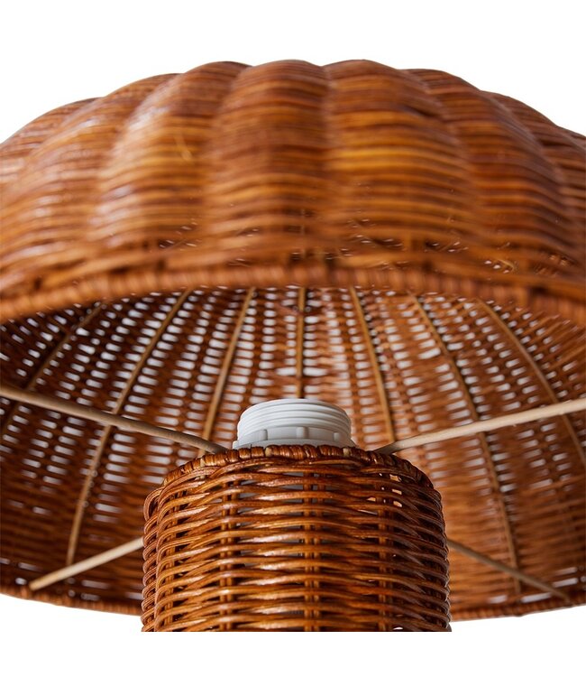 HKLiving HKL RATTAN TABLE LAMP NATURAL