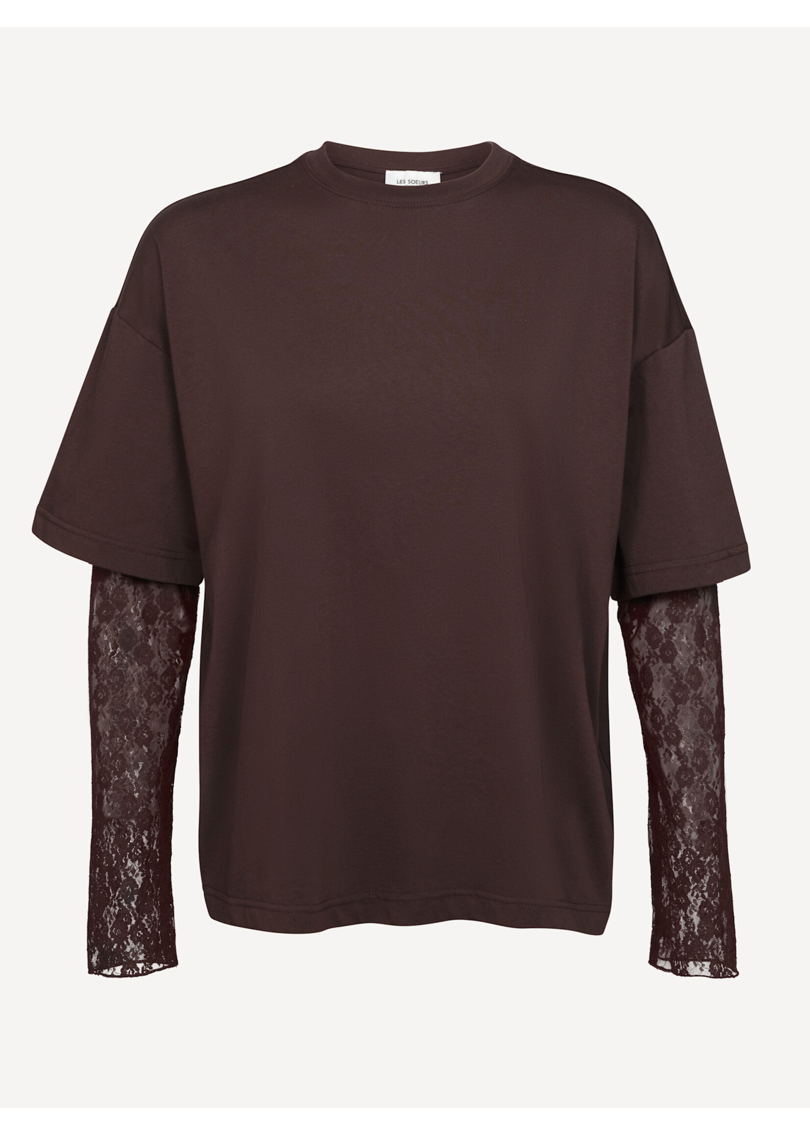 LES SOEURS LS LEONARDO TSHIRT LACEY BROWN