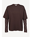LES SOEURS LS LEONARDO TSHIRT LACE BROWN