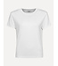 LES SOEURS LS OLIVE FITTED TEE WHITE