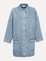 LES SOEURS LS FRE DENIM DRESS LS MID BLUE