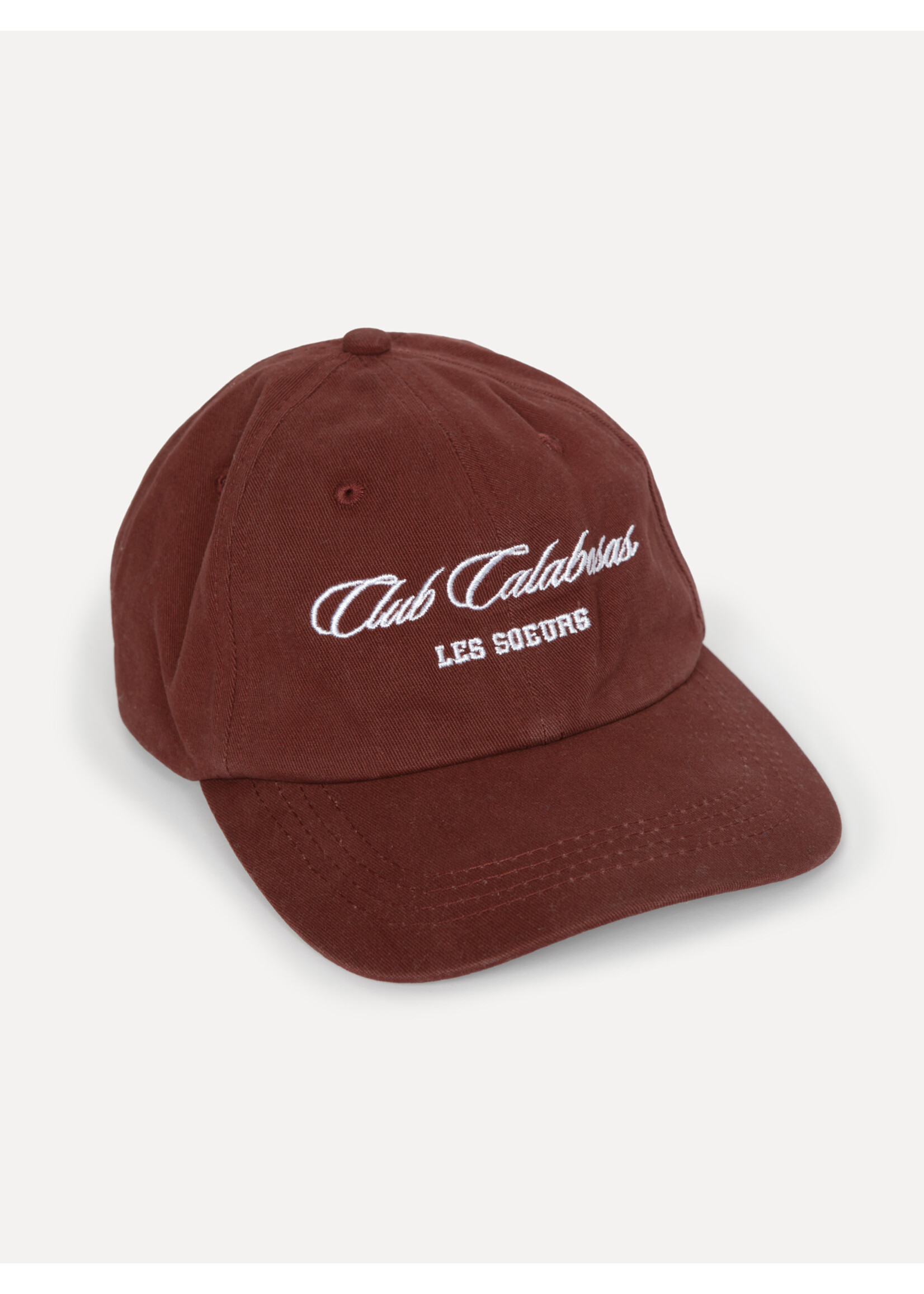 LES SOEURS LS POPPY CAP BURGUNDY CLUB CALABASAS