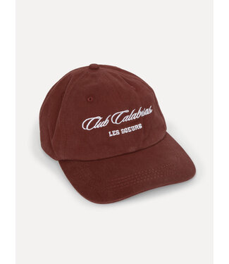 LES SOEURS LS POPPY CAP BURGUNDY CLUB CALABASAS