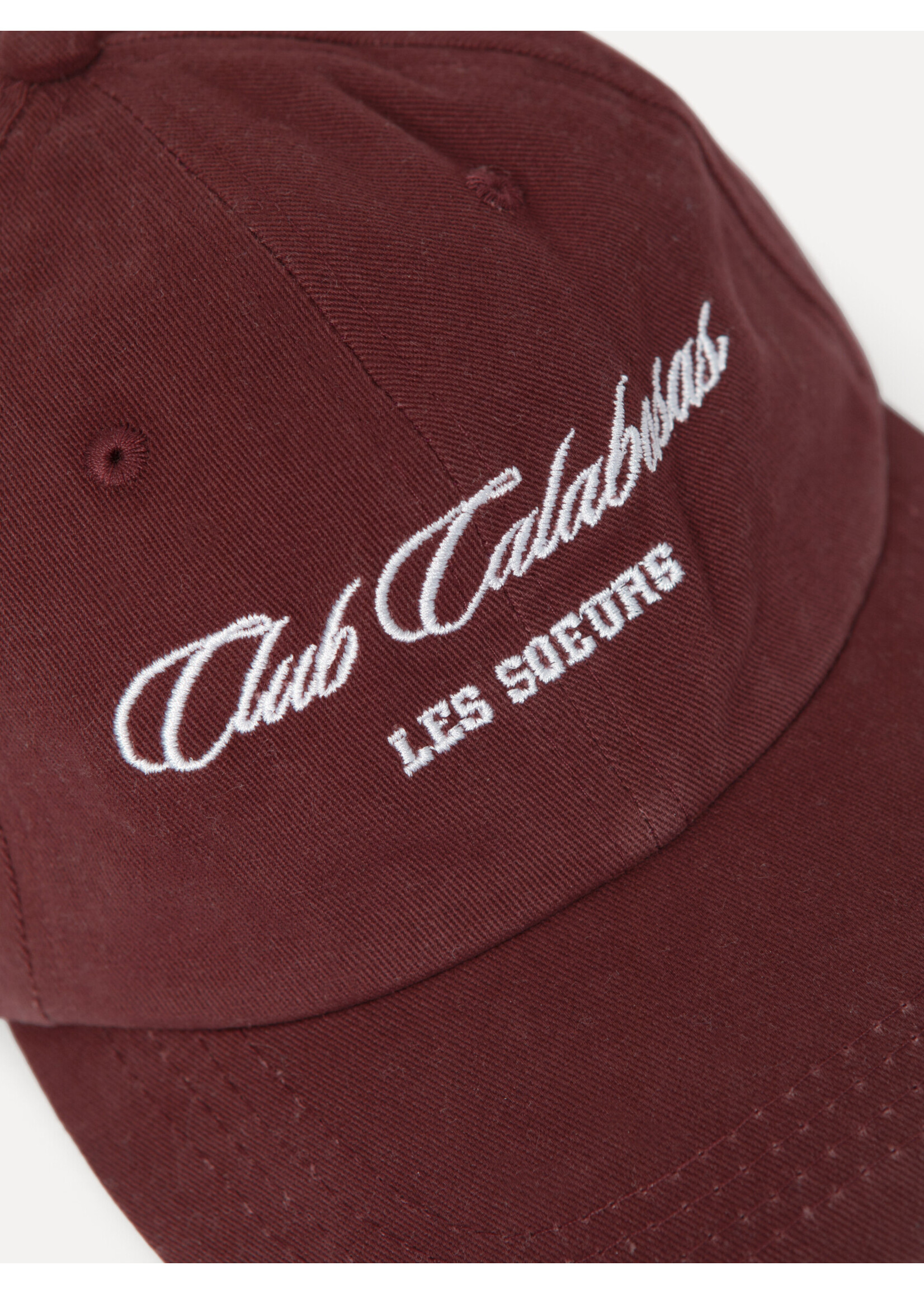 LES SOEURS LS POPPY CAP BURGUNDY CLUB CALABASAS