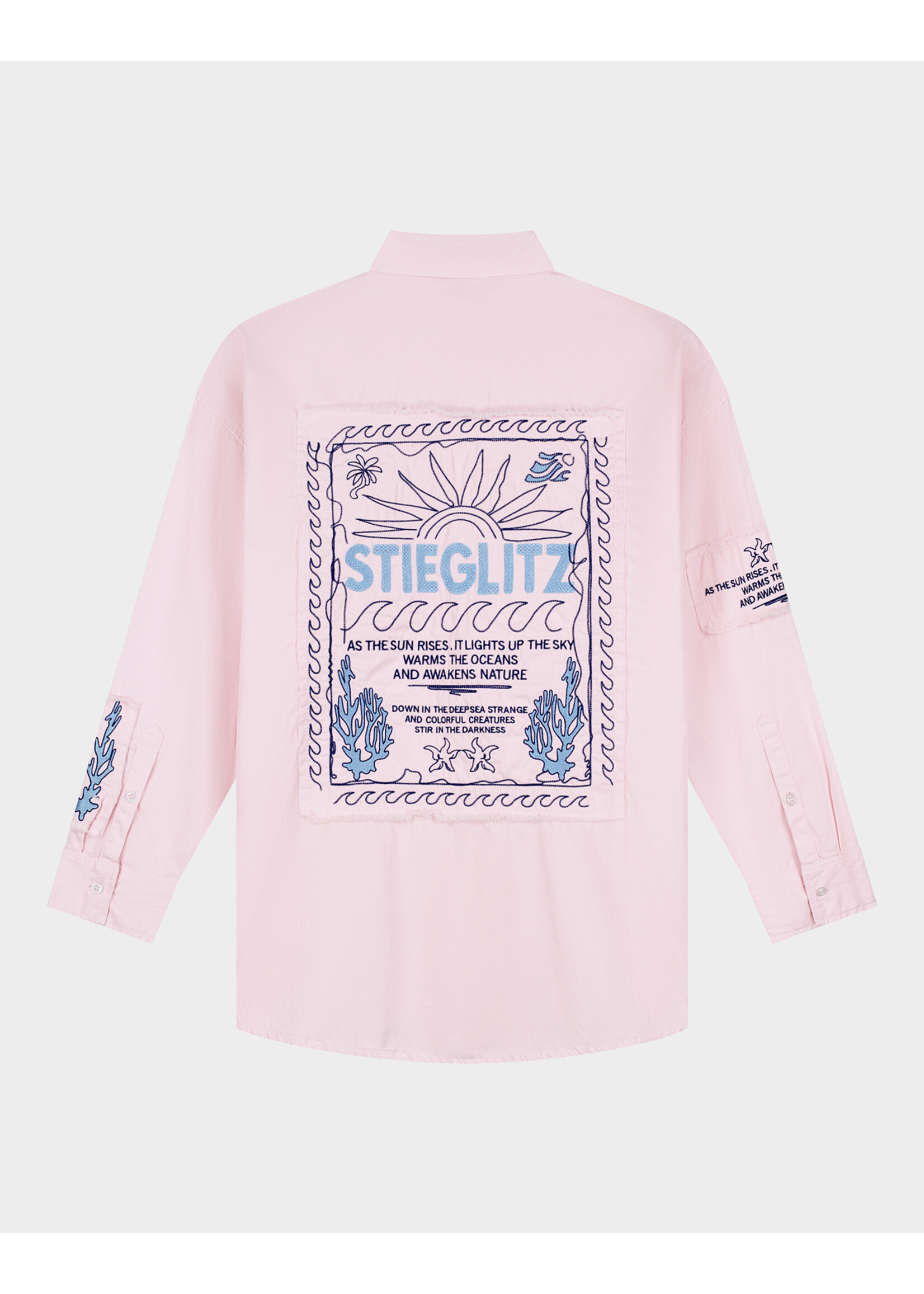 STIEGLITZ ST JACO BLOUSE OVERSIZED FIT PINK
