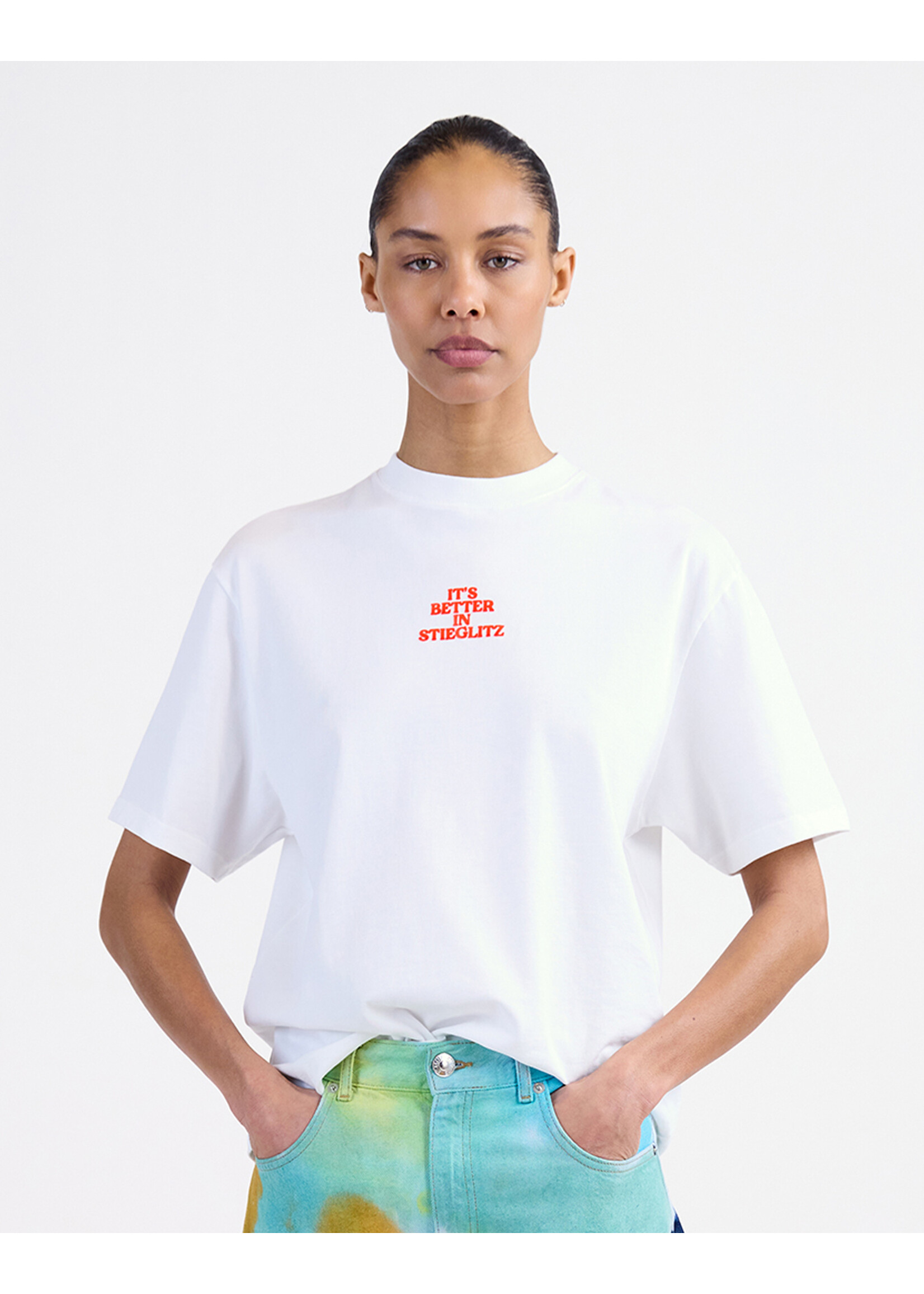 STIEGLITZ ST BRANCA REGULAR T-SHIRT WHITE