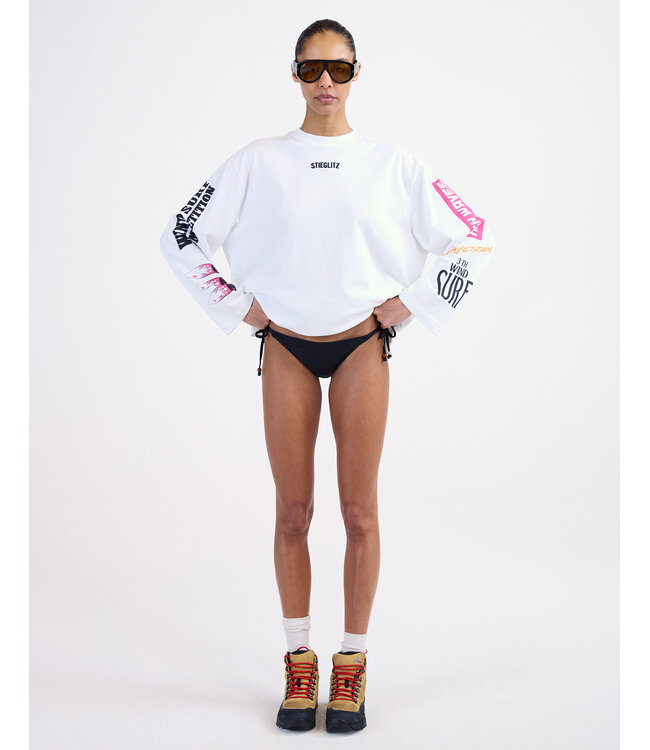 STIEGLITZ ST MONICA SKATE TEE WIDE SLEEVES WHITE