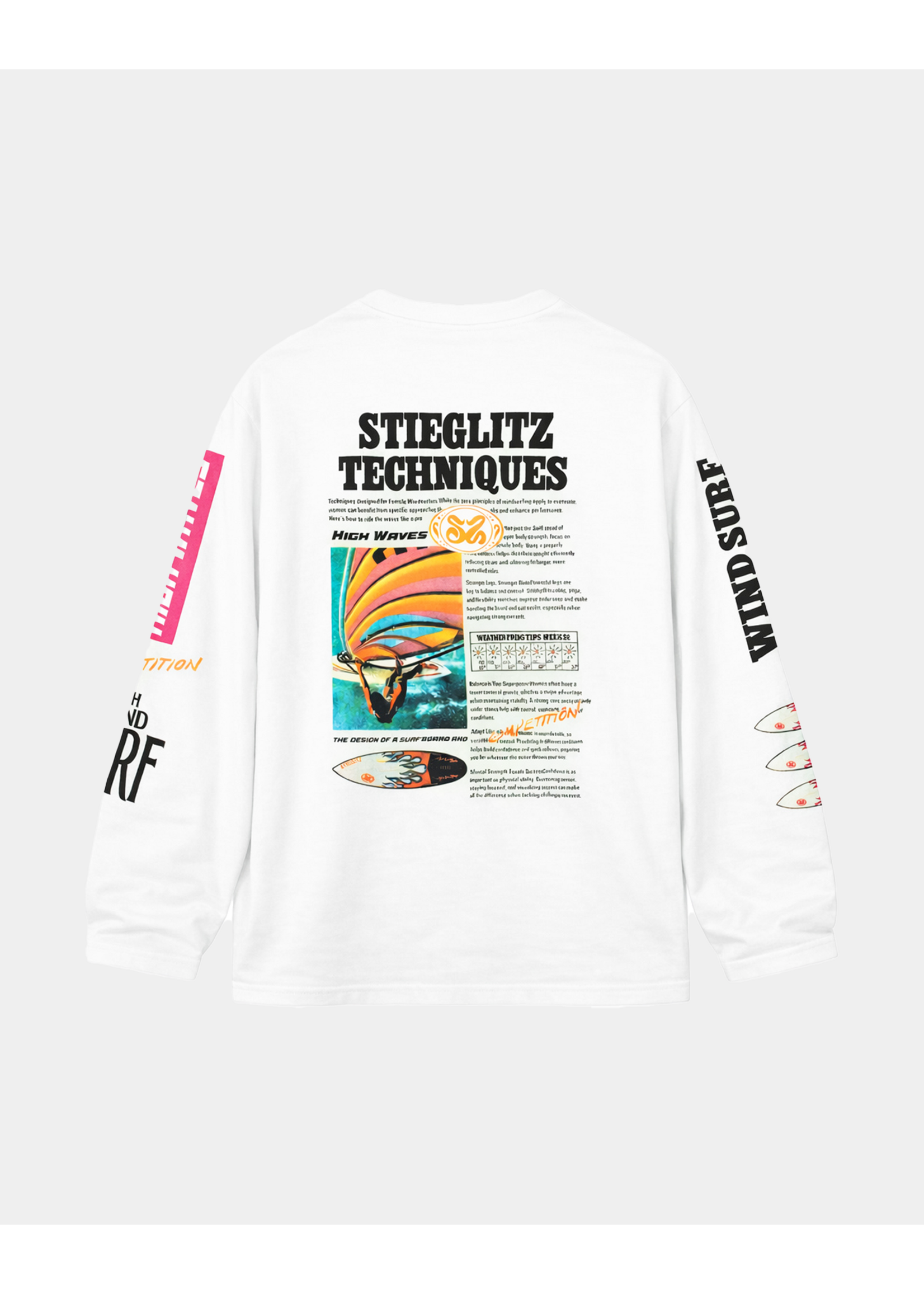 STIEGLITZ ST MONICA SKATE TEE WIDE SLEEVES WHITE