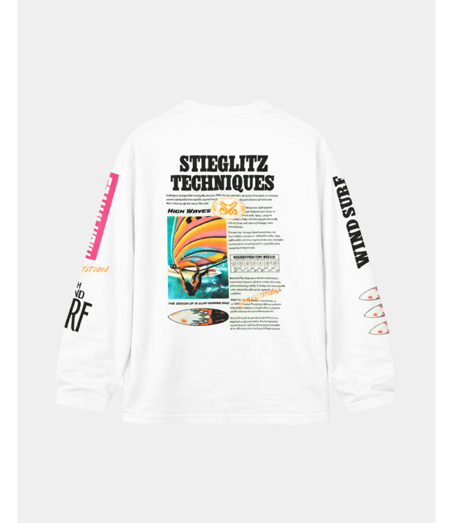 STIEGLITZ ST MONICA SKATE TEE WIDE SLEEVES WHITE