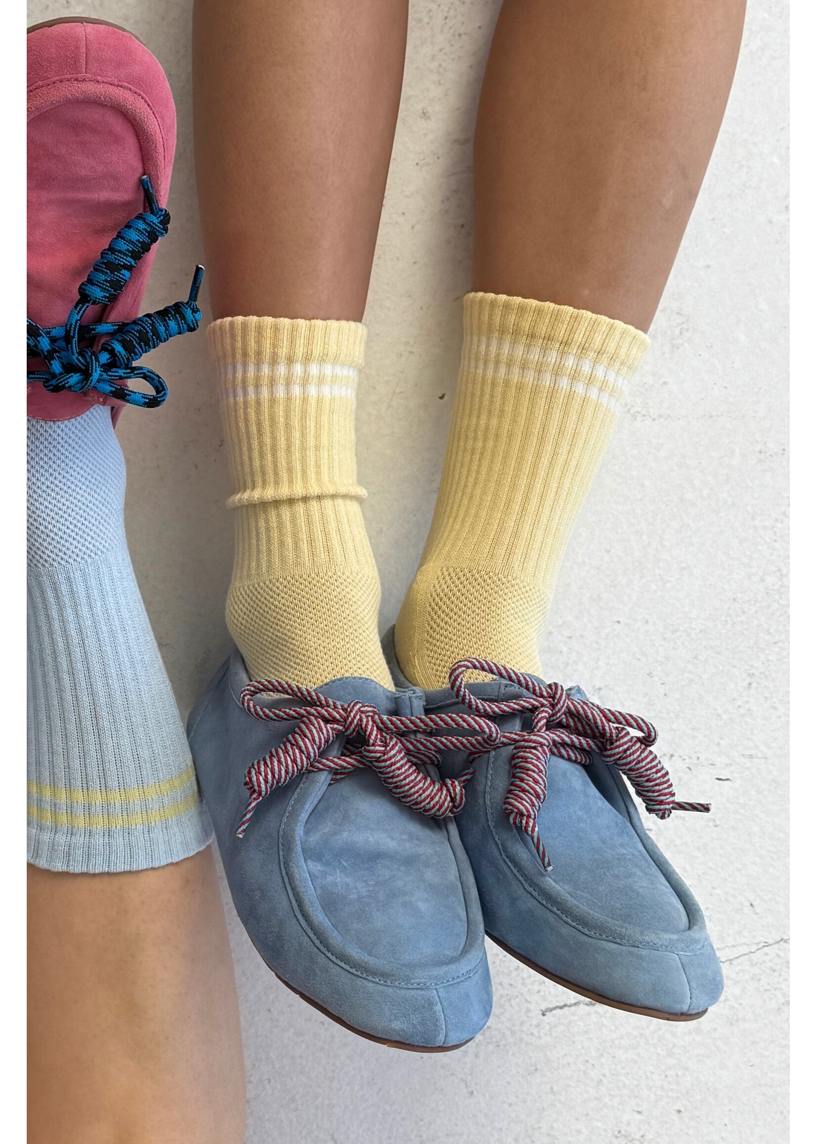 LE BON SHOPPE BOYFRIEND SOCKS LEMONADE